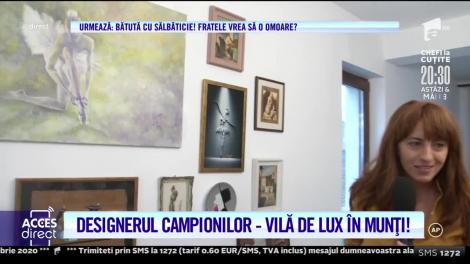 Dana Tănase, designerul campionilor, are o vilă de lux în munți