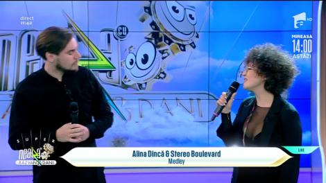 Alina Dincă & Stereo Boulevard, medley la Neatza cu Răzvan și Dani
