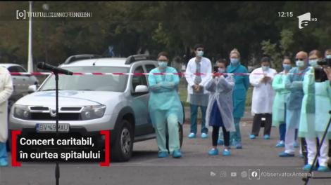Concert caritabil, în curtea Spitalului Fundeni