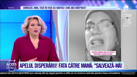 Mamă și fiica, întâlnire după doi ani: Am fost amenințată că îmi dă cu lemnul în cap!