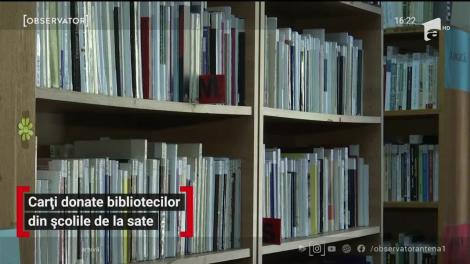 Cărți donate bibliotecilor din școlile de la sate