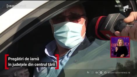 Pregătiri de iarnă în județele din centrul țării
