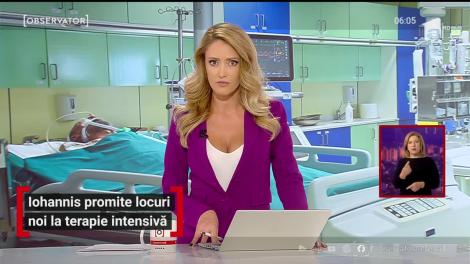 Președintele Iohannis promite locuri noi la terapie intensivă