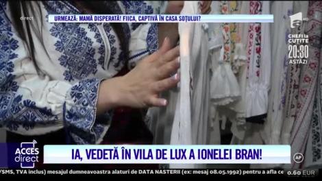 Ia, vedetă în vila de lux a Ionelei Bran, celebra cântăreață de muzică populară