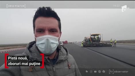 Pistă nouă, zboruri mai puține