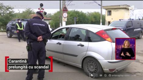 Carantină prelungită cu scandal în ,,cea mai roşie" comună din Galaţi