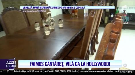 Alex de la Caracal, faimosul cântăreț, are o vilă ca la Hollywood. Dormitorul costă 30 de mii de euro