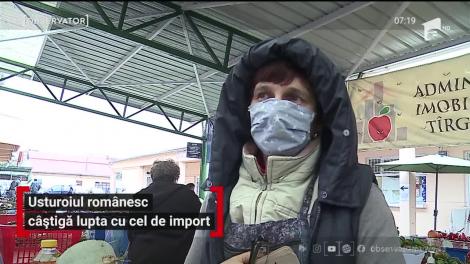 Usturoiul românesc câștigă lupta cu cel de import