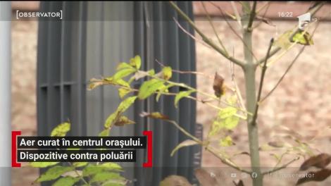 Aer curat în centrul orașului Sibiu. Dispozitive contra poluării