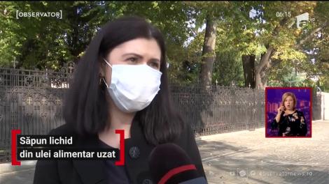 Săpun lichid din ulei alimentar uzat, în Galați