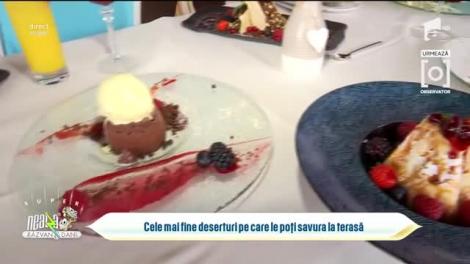 Topul celor mai fine deserturi pe care le poți savura la terasă