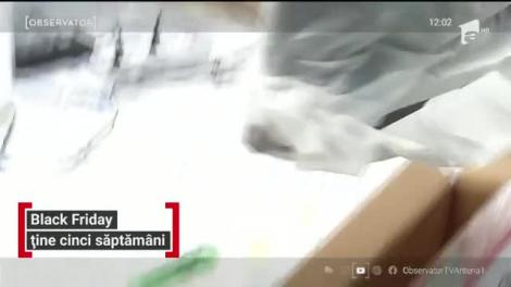 Black Friday ţine cinci săptămâni