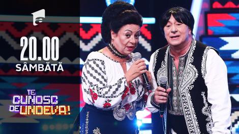 Romică Țociu & Adriana Trandafir se transformă în Irina Loghin & Fuego - "Măicuţa vrea să mă-nsor", la Te cunosc de undeva!