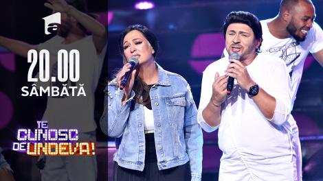 Monica Anghel & Marcel Pavel se transformă în Florian Rus & Mira - "Străzile din Bucureşti", la Te cunosc de undeva!