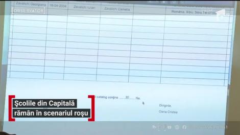 Școlile din Capitală rămân în scenariu roşu