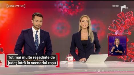Tot mai multe reședințe de județ intră în scenariul roșu