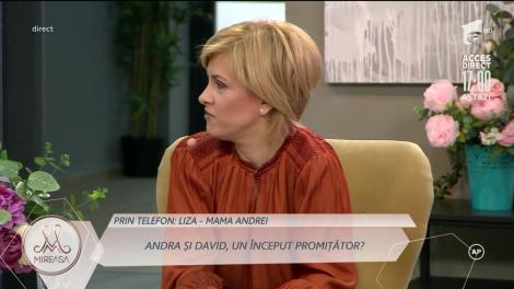 Doamna Liza, mama Andrei: "Sunteți niște frumoși"