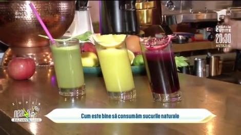 Cum e bine să consumăm sucurile naturale