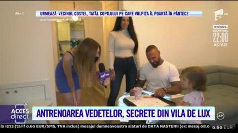 Antrenoarea vedetelor, secrete din vila de lux