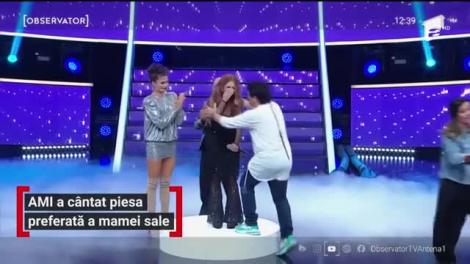 AMI, în lacrimi pe scena „Te cunosc de undeva”. Artista a cântat piesa preferată a mamei sale