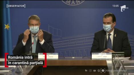 România intră în carantină parțială