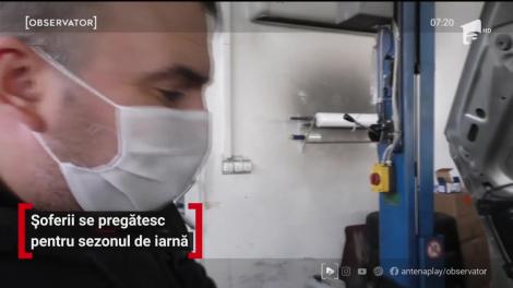 Șoferii se pregătesc pentru sezonul de iarnă