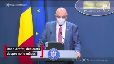 Raed Arafat, declarații despre noile măsuri