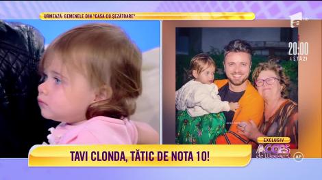 Tavi Clonda, tătic de nota 10! Artistul are căsnicie fericită alături de soţia sa, Gabriela Cristea, şi îşi iubeşte la nebunie cele două fetiţe