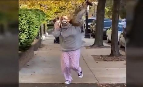 Jennifer Lawrence a sărbătorit spectaculos alegea lui Biden