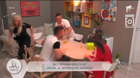 Adevăr sau provocare. Cătălin o place pe Denisa. Cu cine s-a sărutat Ștefan!