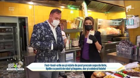 Shaorma de post. Meniu de post la fast-food