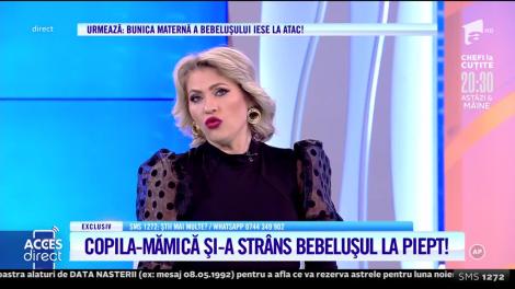 Sufletul pustiit i-a fost alinat pentru câteva clipe! Copila mamă şi-a strâns îngeraşul la piept: L-am tinut in brate, m-am jucat cu el!