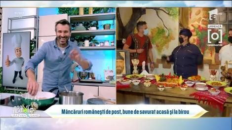 Mâncăruri românești de post, bune de savurat și la birou