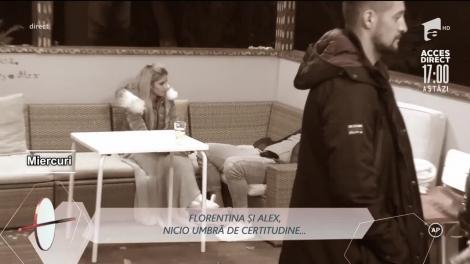 Florentina și Alex, un motiv de cercetare: Consider că ne-am grăbit mai ales cu pupicul!