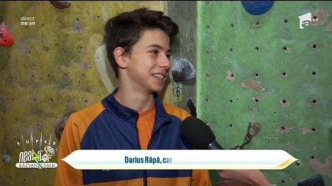 Darius Râpă, campion european la escaladă la 13 ani: Am început să mă cațăr de la șase ani
