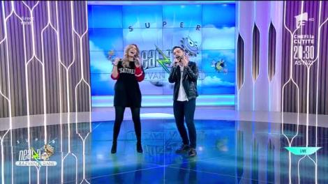 Teodora Dinu și Marian Stancu, concurenți X Factor, cântă piesa Billie Jean, la Neatza cu Răzvan și Dani