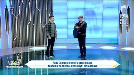 Radu Captari cântă piesa Serile Moscovei, la Neatza cu Răzvan și Dani