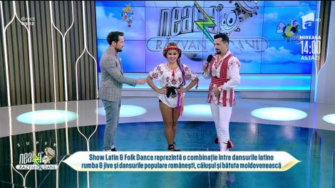 Dan Țepuru și Andreea Mihalașcu îmbină dansurile populare românești cu cele latino, rumba și jive