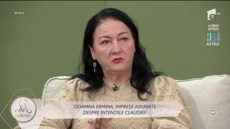 Claudia, punctul sensibil al Doamnei Ermina: Până la finalul sezonului doar pe ea o s-o votez!