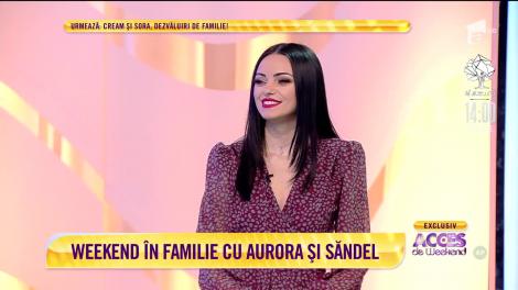 Aurora și Săndel, familie de poveste: Stăm cuminți acasă, cum stă toată lumea în perioada asta!