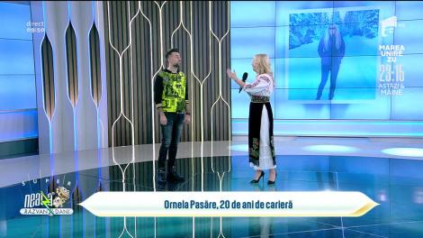 Ornela Pasăre cântă piesa Astăzi beau, cânt și petrec, Neatza cu Răzvan și Dani