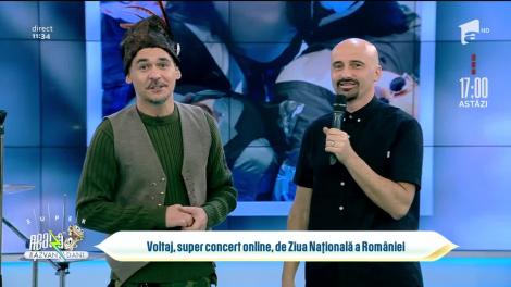 De 1 Decembrie, trupa Voltaj cântă din toată inima, pentru România