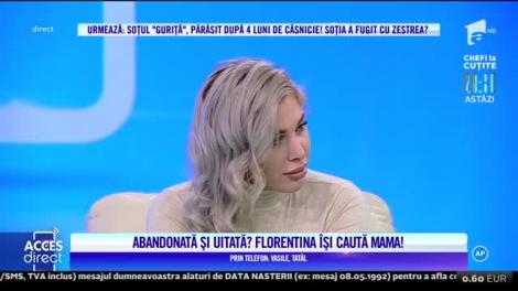 Tatăl Florentiei, fata abandonate de mamă: Mi-a zis că și-a găsit de muncă în Spania și a plecat