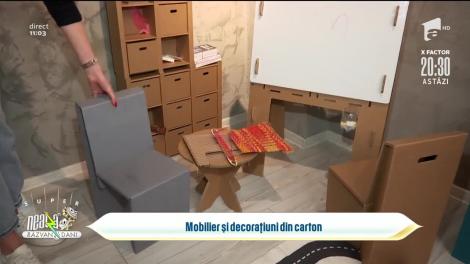 Mobilier și decorațiuni din carton
