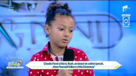 Claudia Pavel și fiul ei, Noah, colind special de sărbători