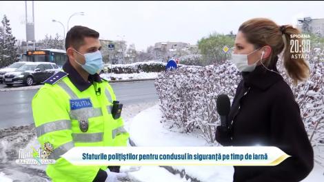 Avertisment de vreme rea. Sfaturile polițiștilor pentru șoferi