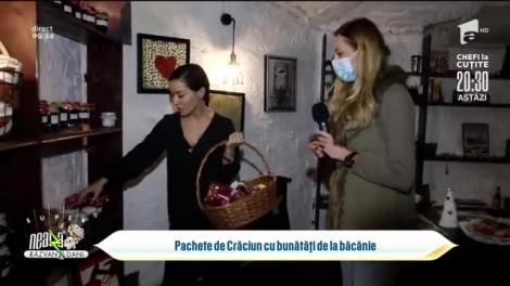 Pachete de Crăciun cu bunătăți de la băcănie