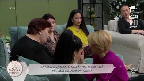 Doamna Geta, în lacrimi după eliminarea Denisei din Casa Mireasa