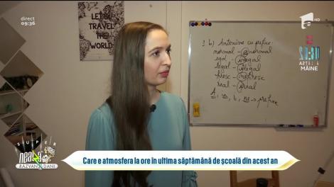 Atmosfera la ore în ultima săptămână de școală din acest an