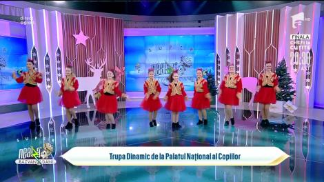 Trupa Dinamic de la Palatul Național al Copiilor, face show în platoul de la Neatza cu Răzvan și Dani